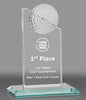 Jade Glass Peak Golf Award - 6.5 inch [JGPGLF6]