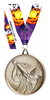 2.5 inch Premium Satin Finish Medal - Golf Male [MF92-GLM]