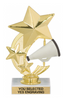 Cheer Shooting Star Spinning Trophy [TSSS6-CH]