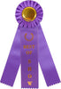 Best of Show Triple Streamer Rosette Ribbon [R10R3-BOS]