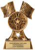 Flags & Wheel Resin Trophy [RFW6]