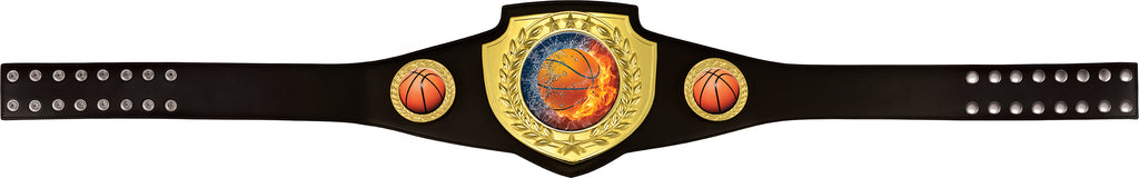 Basketball Champion Shield Award Belt [CAB-51-BK]