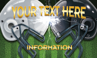 Football 3 x 5 Vinyl Banner- Helmets [VB-FB-HMT-35]