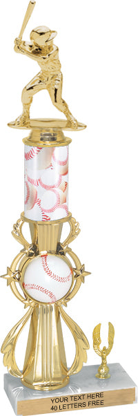 Baseball Sport Color Riser w/ column & 1 trim [TCSR16-BS]