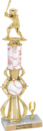 Baseball Sport Color Riser w/ column & 1 trim [TCSR16-BS]