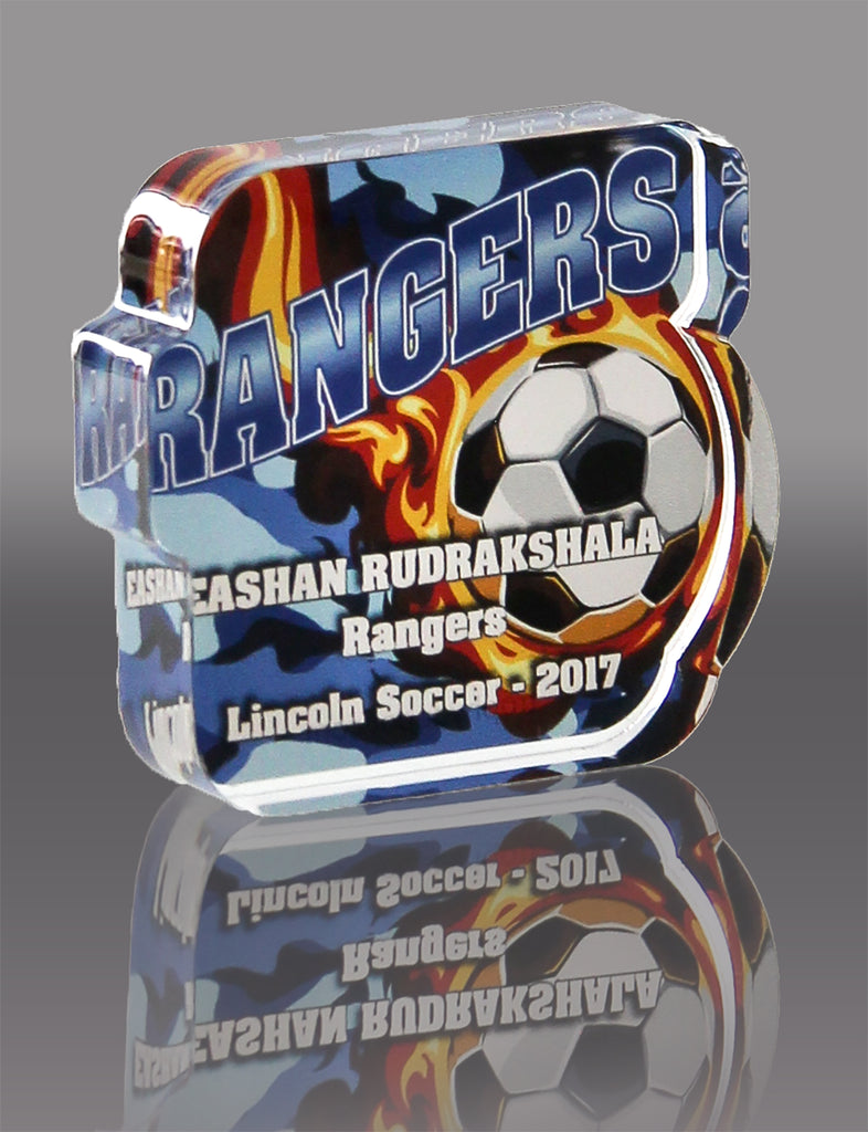 Custom Shaped Acrylic Award - 2.5 to 2.75 inch [AXSHP07-Q]