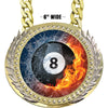 Billiards 6 inch Presidential Metal Champ Chain [CCSPR-BL]