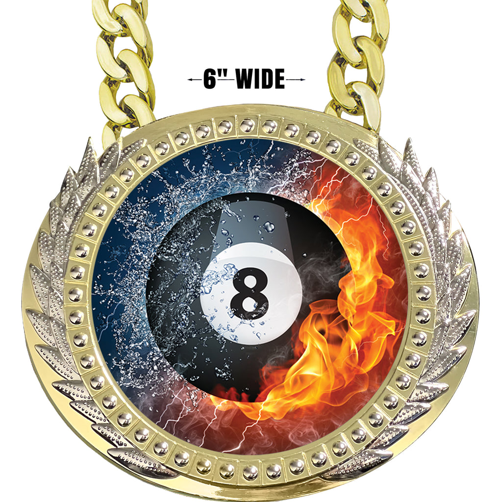 Billiards 6 inch Presidential Metal Champ Chain [CCSPR-BL]