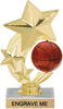 Basketball Shooting Star Spinning Trophy [TSSS6-BK]