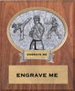 Martial Arts Sport Legend Oval Plaque - Female [P10SLO8-MAF]