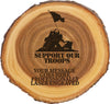 Old West Elm Log Plaque- 7 inch [POWLE7]