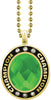 Green Gem Gold Champion Charm [CSOV-CHMP-STN-GRN-G]