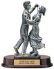 Ballroom Dancing Pewter Finish Resin Trophy [SGRBDNC]
