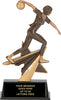Bowling Female Star Power Resin Trophy - 7