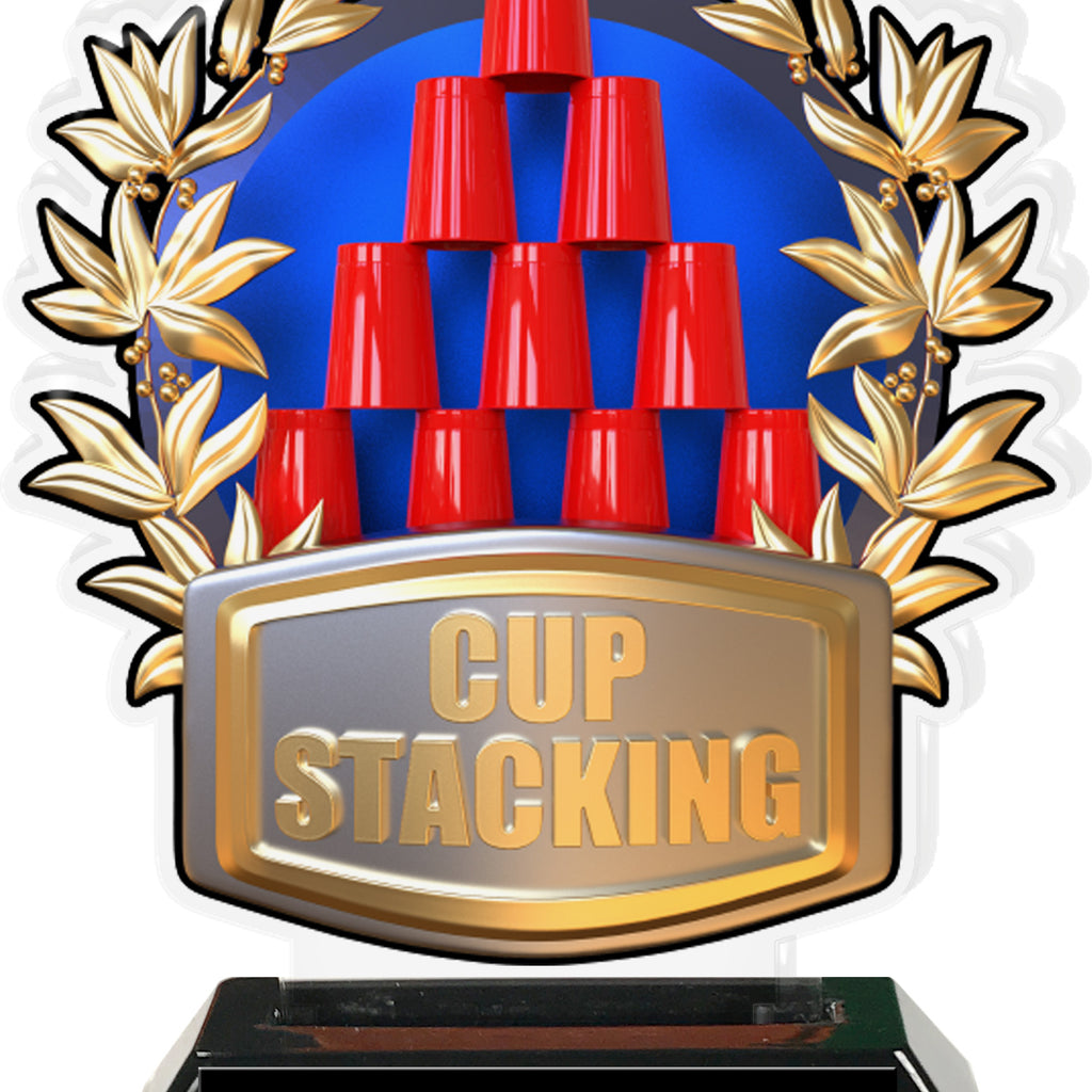 Cup Stacking Colorix-T Acrylic Trophies