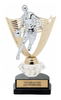 Basketball Female Diamond Riser Victory Backdrop Trophy [TDRHSVYB-8-BKF]