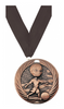 Soccer Youth Male 1.75 inch Blade 3D Diecast Medal [MBD1-SCYM]