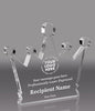 Acrylic Crown Award - 5.75 x 4.75 inch [ACRWN-54-Q]