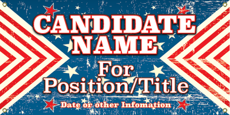 Political Vinyl Banner- Vintage [VB-POL-VNT]