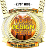 7.75 inch Wide Custom Metal Champion Chain [CXCSDP7]
