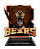 Bears Mascot Colorix-T Acrylic Trophy [TACR6-MSCT-BEAR-Q]