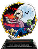 Halloween Zombie Colorix-T Acrylic Trophy - 6.25 inch [TACR6-HLWN-ZMB-Q]