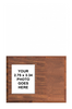 Traditional Woodgrain Horizontal Photo Plaque - 8 x 6 inch [PH328-TWD]