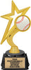 Baseball Gold Star Trophy [TGS7-BS]