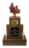 Fantasy Baseball Resin Empire Walnut Trophy [TREWAL16-FBS]