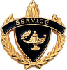 Service 3D Enameled Scholastic Pin [PCM-WRT-SRV]