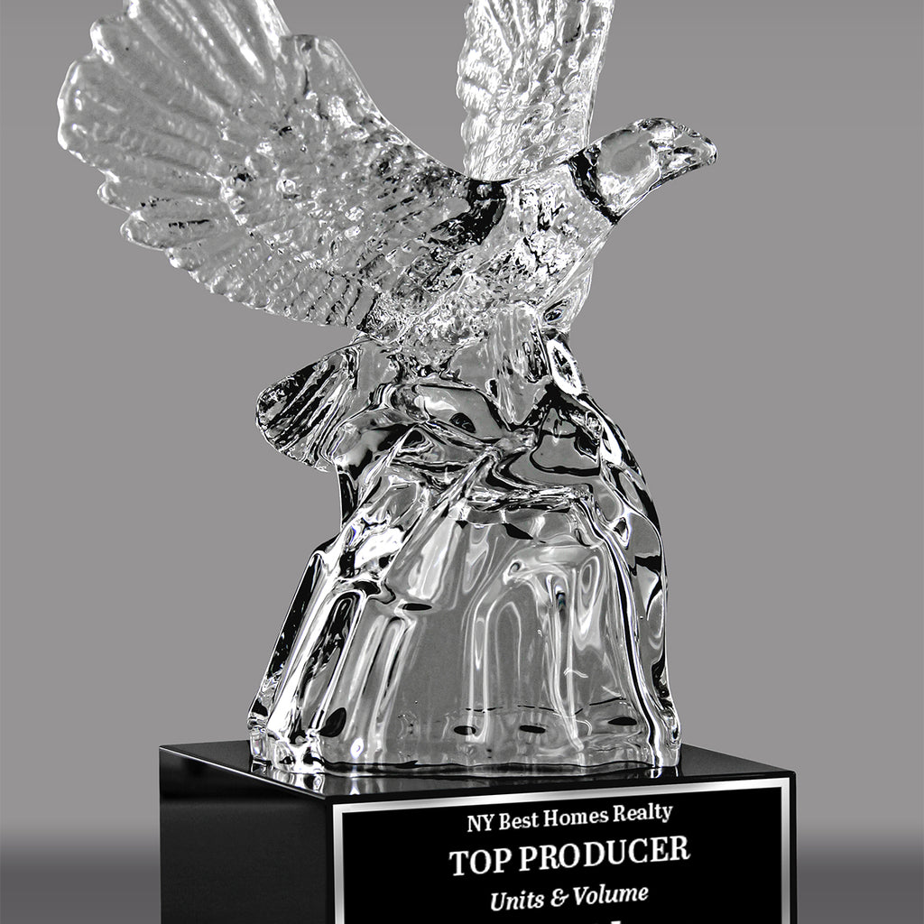 Crystal Eagle Awards on Black Bases