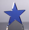 Blue Crystal Star on Clear Crystal Wedge [CTK9STR-9-BLU]