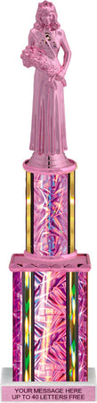 Pink Hybrid Column Trophy [TSQ2RD14-PNK]