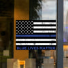 BLUE LIVES MATTER Vinyl Sticker - 6 x 4.5 inch [STK-BLM-FLAG]