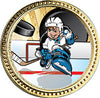 Hockey Round Insert Pin [P78RI-HK3]
