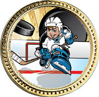 Hockey Round Insert Pin [P78RI-HK3]