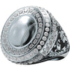 Baseball World Class Championship Stones Ring - Silver [RSWCG-BS-STN-S]