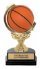 Basketball Trophy with Spinning Squeezable Ball [TSFB6-BK]