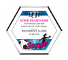 Color Hexagon Soccer Plaque [PHXSC11]