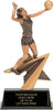 Volleyball Female Star Power Resin Trophy - 7