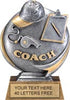 Coach Round 3D Sport Resin Trophy  - 5