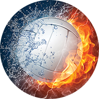 Volleyball - Fire & Water Insert [TD-3154]