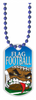 Flag Football Dog Tags [DTLAM2-FLGFB]