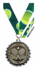 2.75 inch Tennis Diecast Medal with Diamond Cut Border [MM275DC-TN]