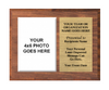 Traditional Woodgrain Horizontal Photo Plaque - 10 x 8 inch [P325-H-TWD]