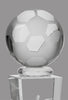 Soccer Female 3D Laser Crystal [CRL3D-SCF]