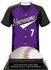 Baseball Jersey Colorix-T Acrylic Trophy- Purple [TACR7-JSY-BS-PRP-Q]