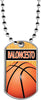 Baloncesto Dog Tags [DTLAM2-BK]