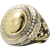 Soccer World Class Championship Stones Ring - Gold [RSWCG-SC-STN-G]