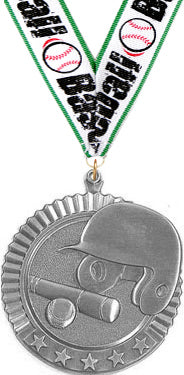 Baseball 5 Star Medal- Silver [MP36-BS-S]